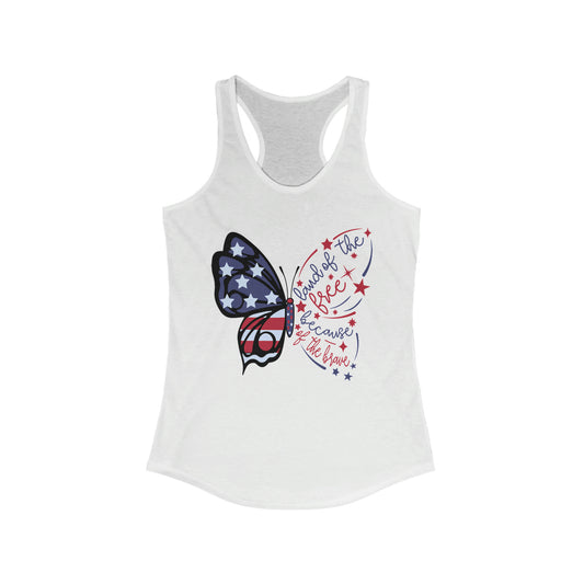 Land of the Free Because of the Brave Butterfly Tank