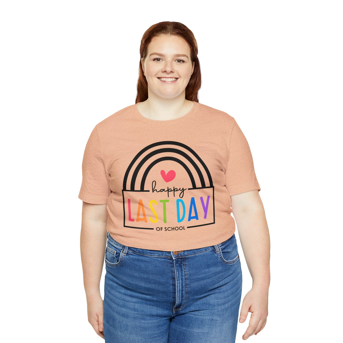 Happy Last Day Of School Teacher Student Graduation Rainbow Shirt