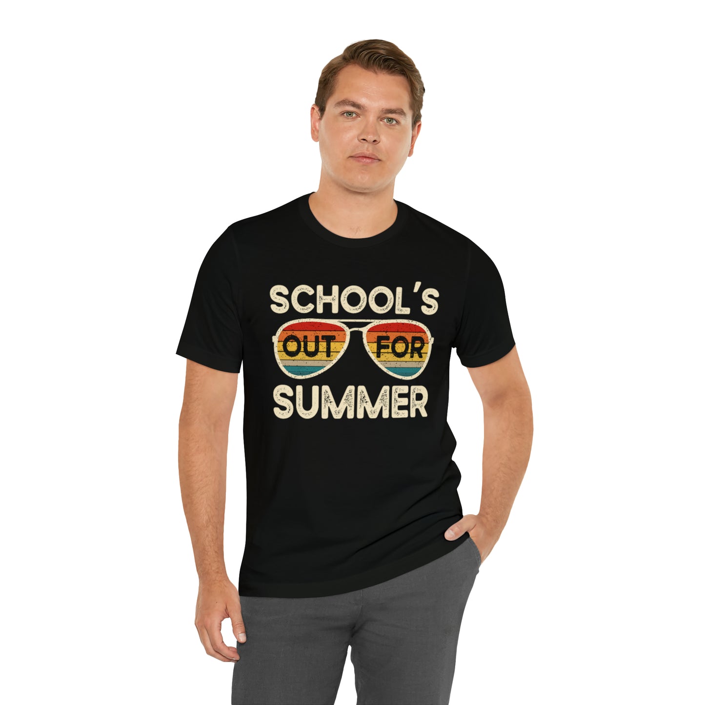 Schools Out for Summer Retro Sunglasses Shirt