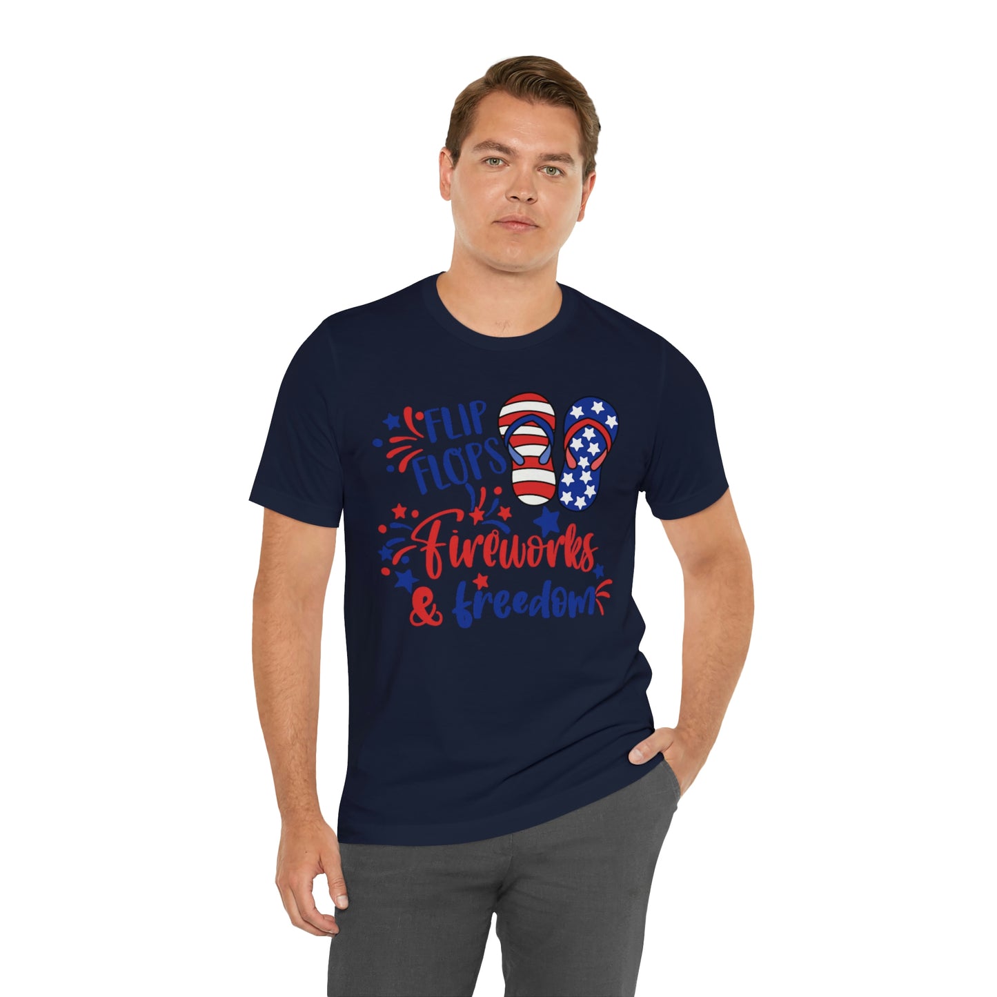 Flip Flops Fireworks & Freedom Shirt