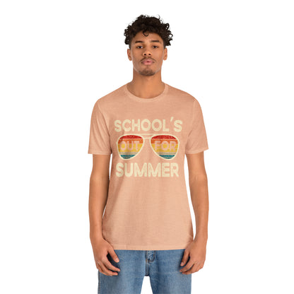 Schools Out for Summer Retro Sunglasses Shirt