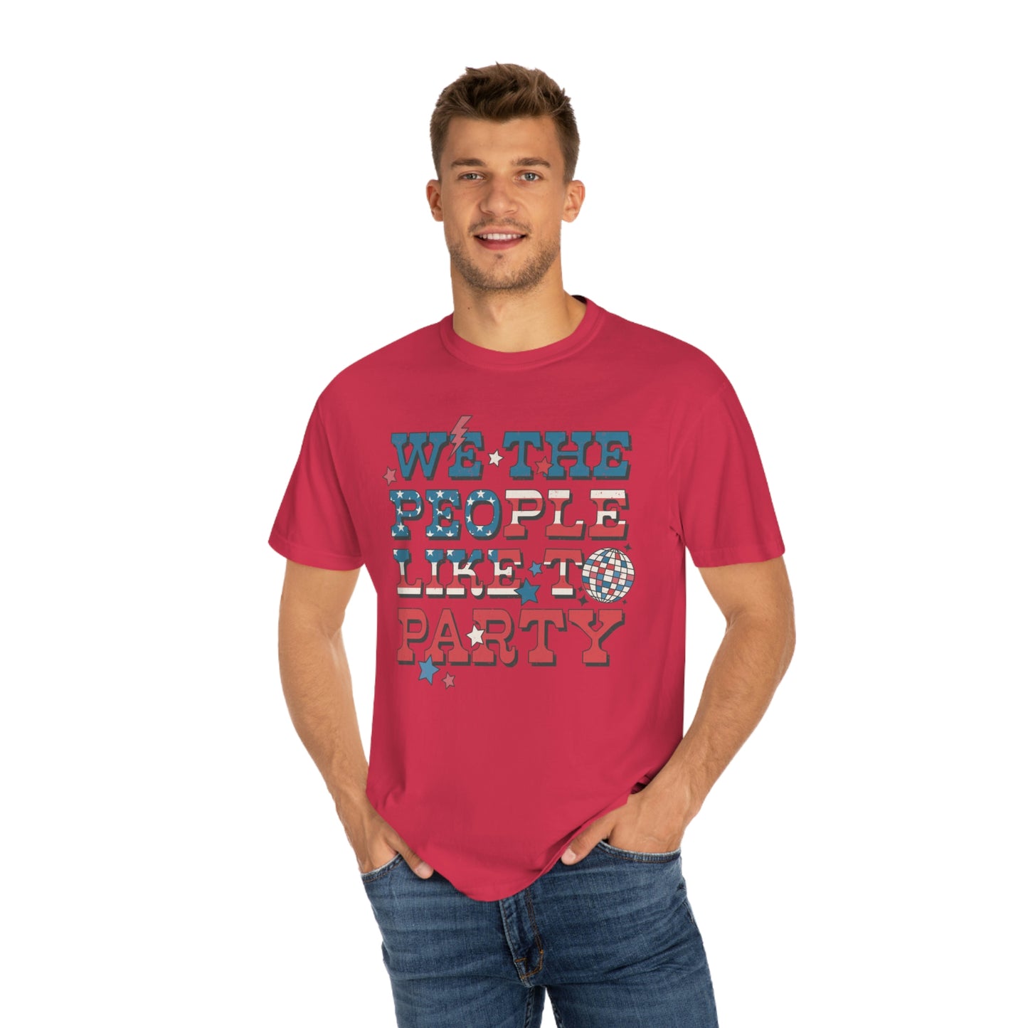 Retro 4th of July We The People Like to Party Comfort Colors® Shirt