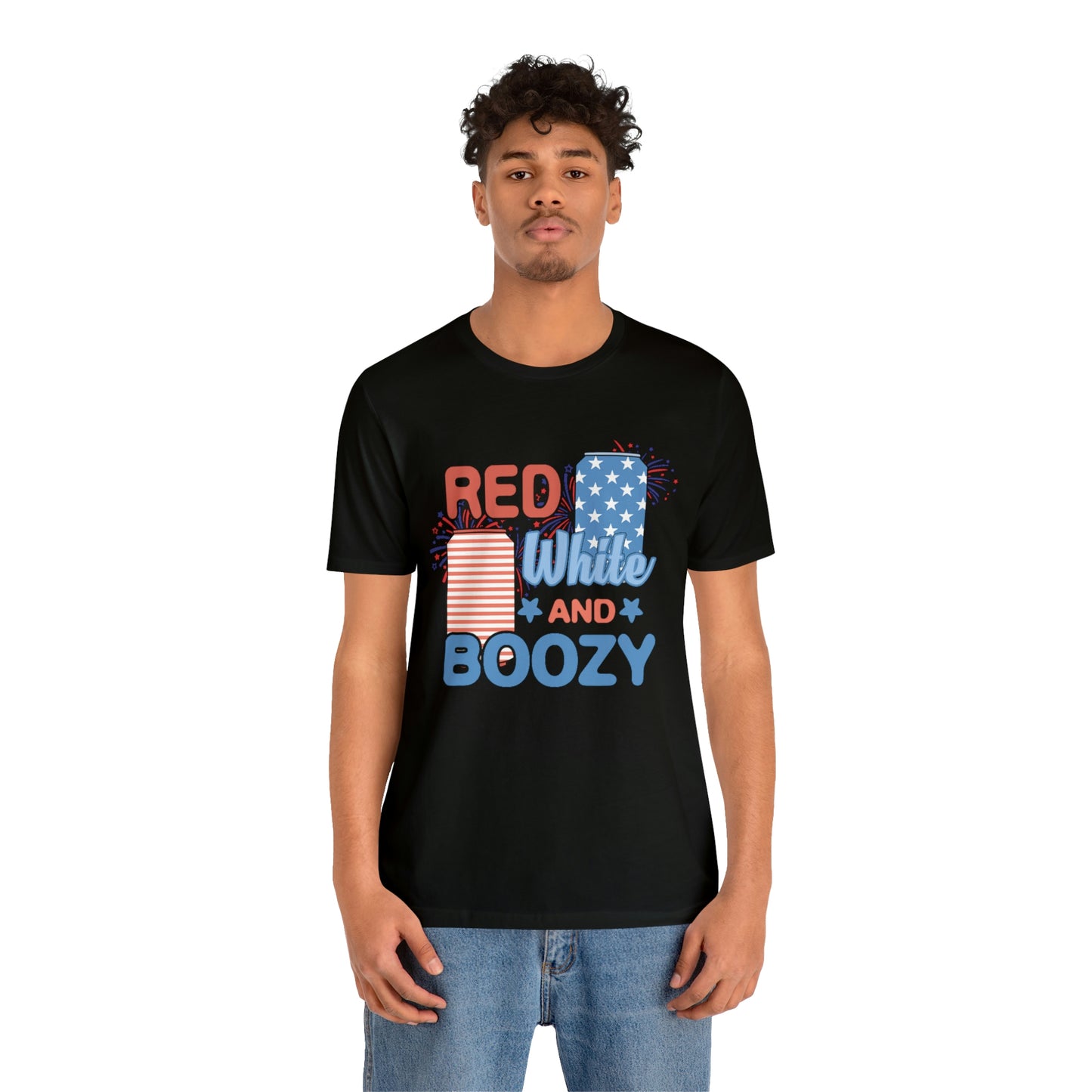 Red Bhite and Boozy Shirt