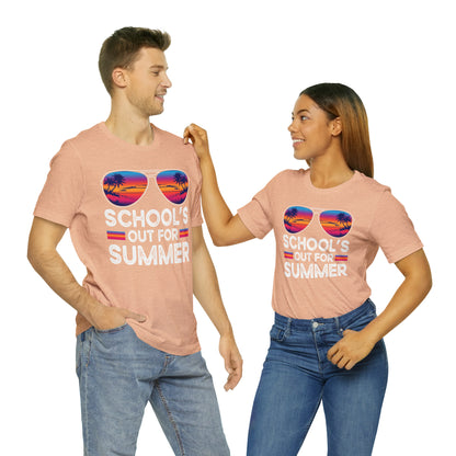 Schools Out for Summer Tropical Sunglasses Shirt