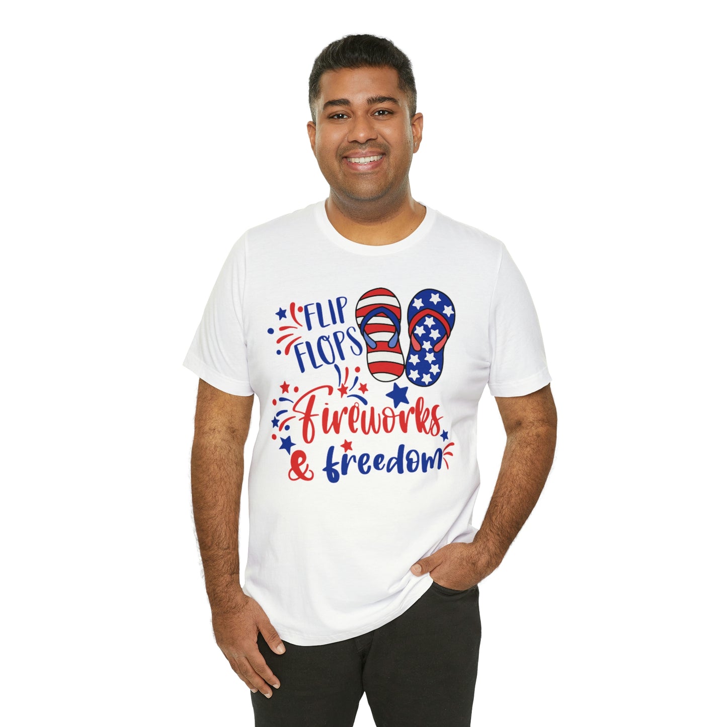 Flip Flops Fireworks & Freedom Shirt