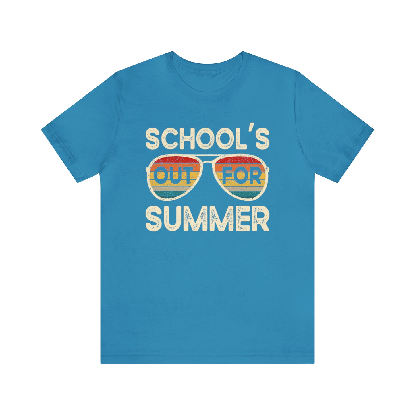 Schools Out for Summer Retro Sunglasses Shirt