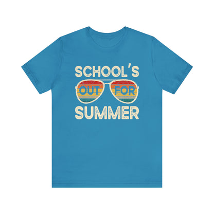 Schools Out for Summer Retro Sunglasses Shirt