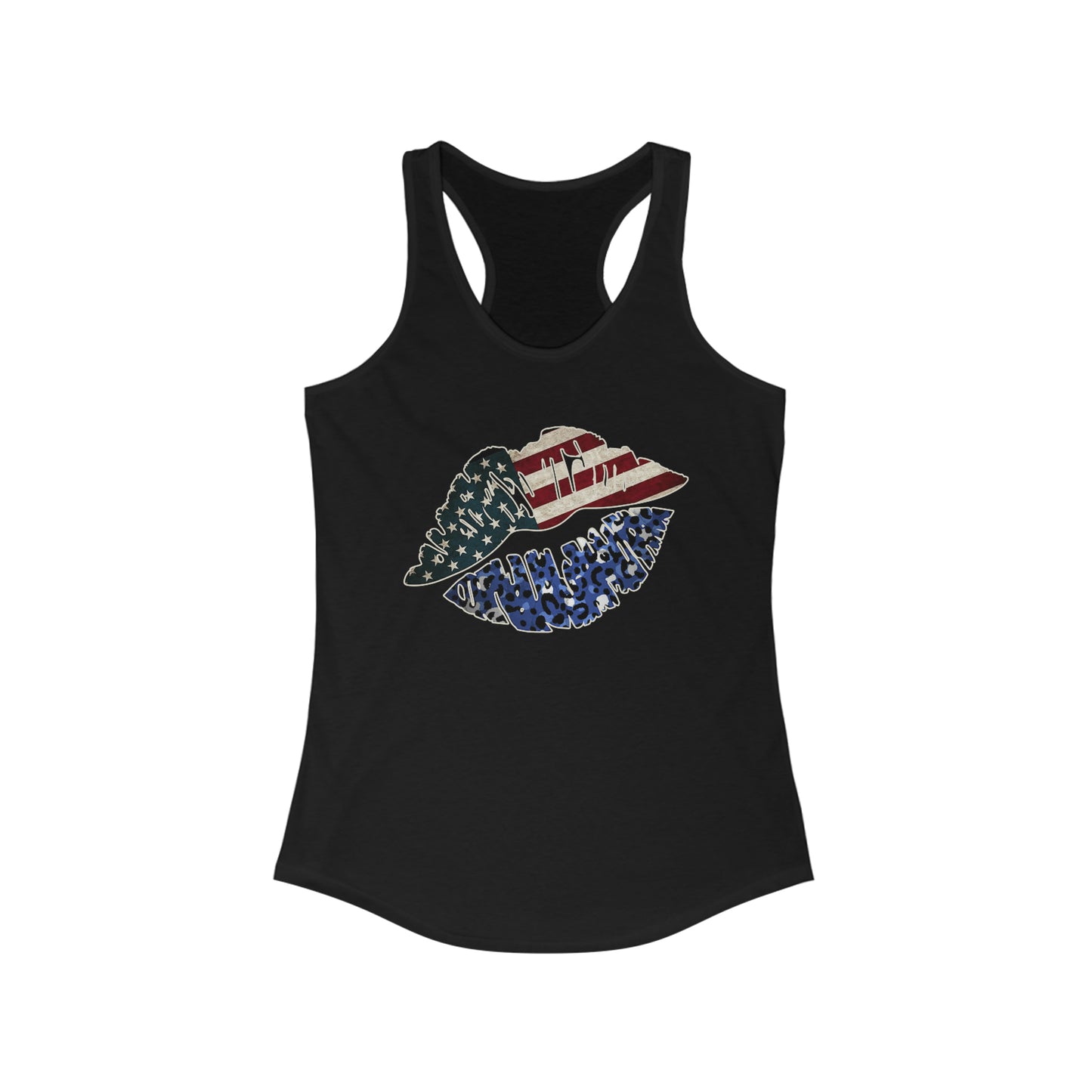 American Kissing Lips Tank