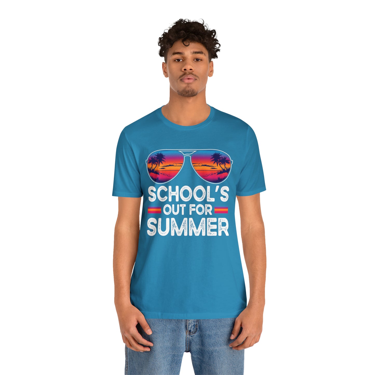 Schools Out for Summer Tropical Sunglasses Shirt