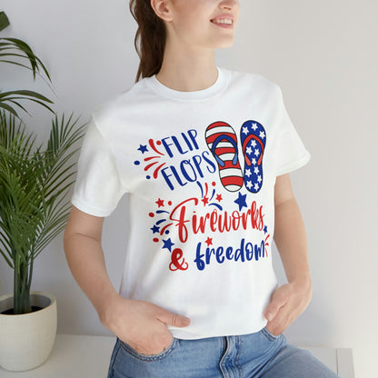 Flip Flops Fireworks & Freedom Shirt