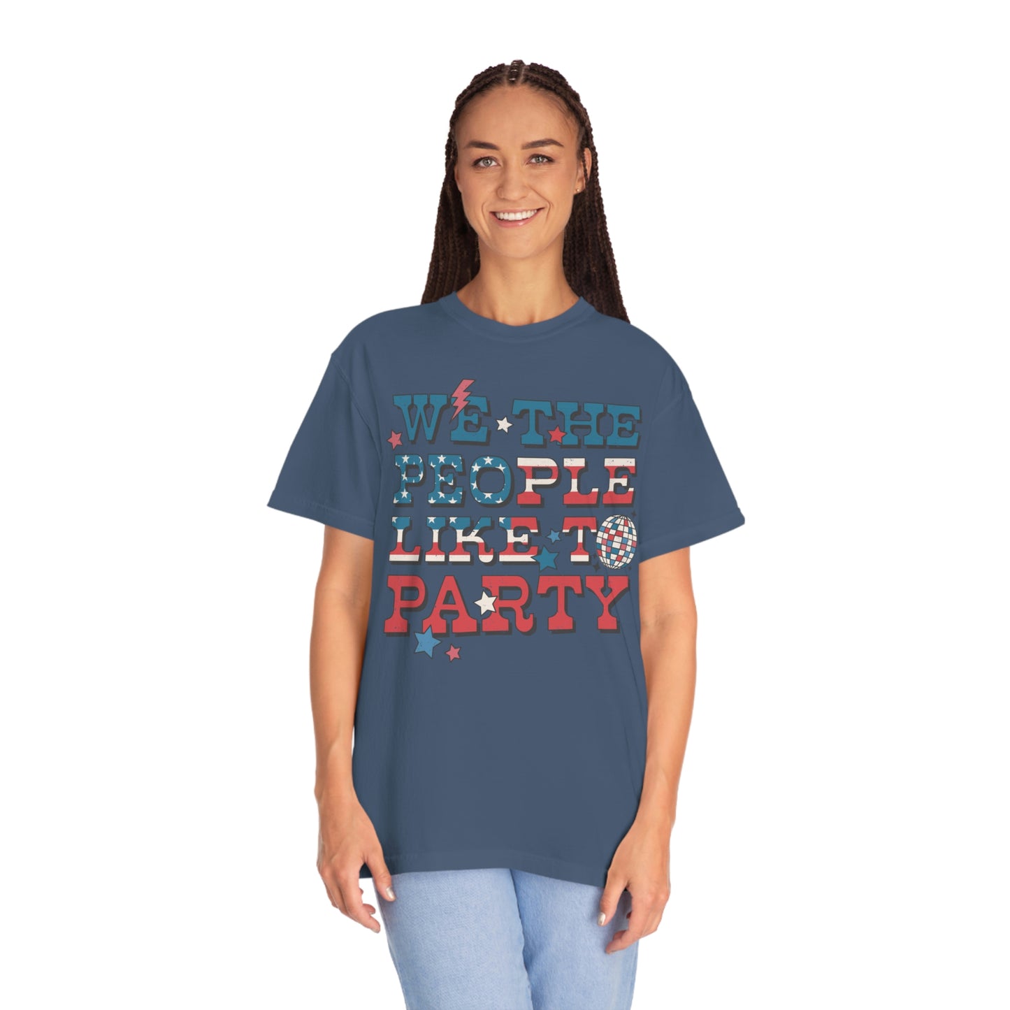 Retro 4th of July We The People Like to Party Comfort Colors® Shirt