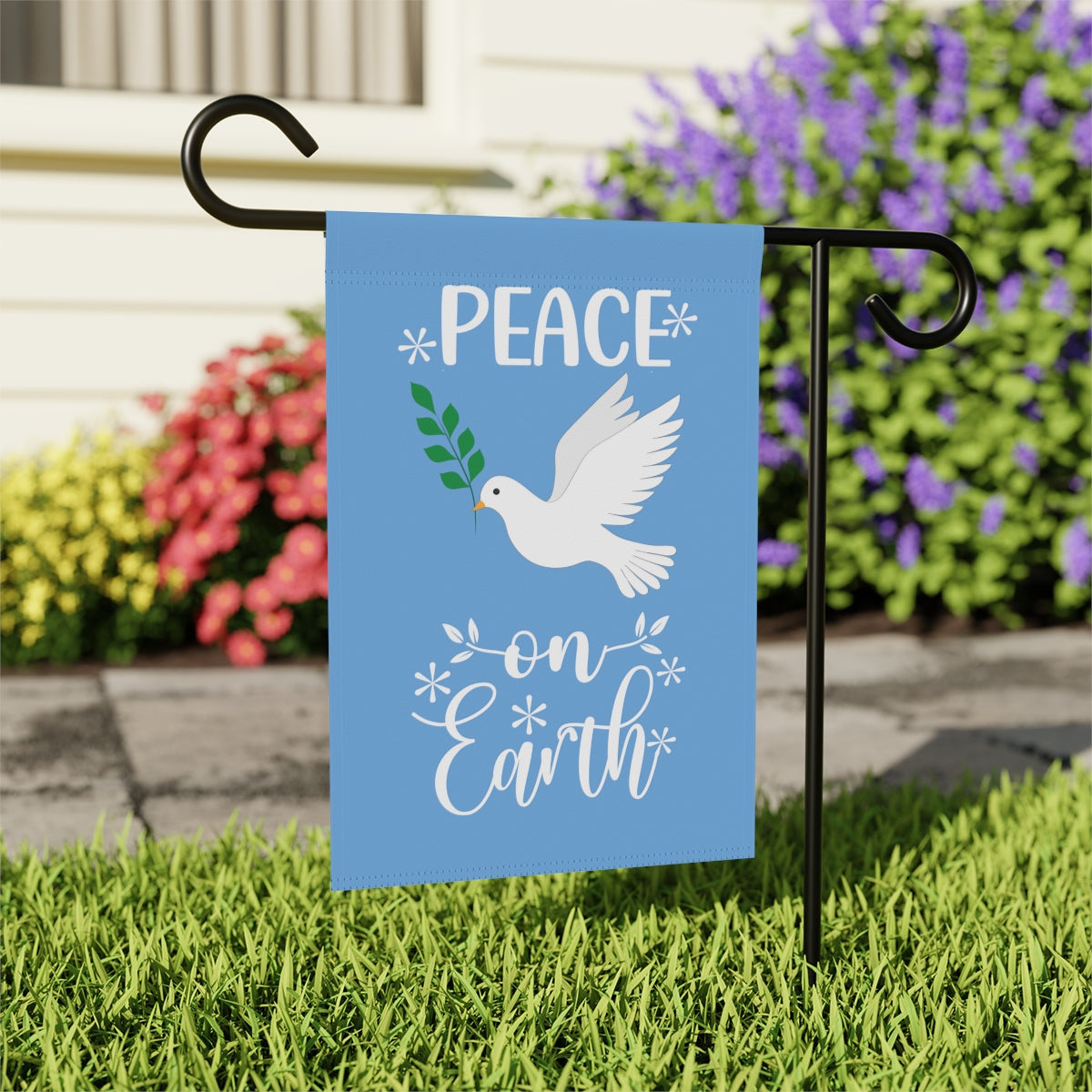 Peace on Earth Garden Banner & House Flag