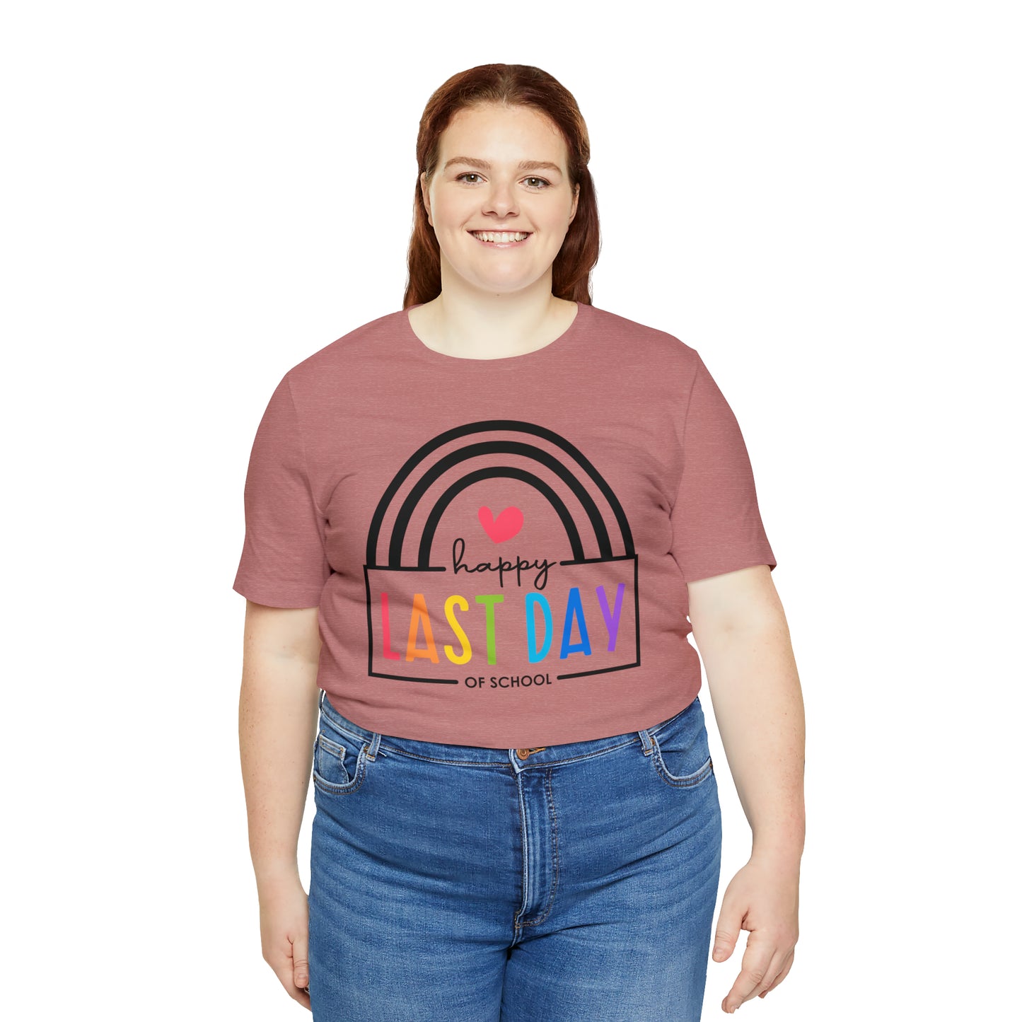 Happy Last Day Of School Teacher Student Graduation Rainbow Shirt