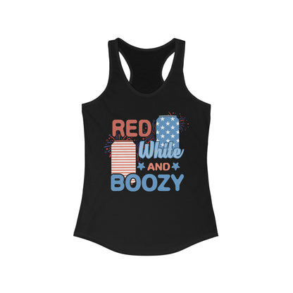 Red Bhite and Boozy Tank