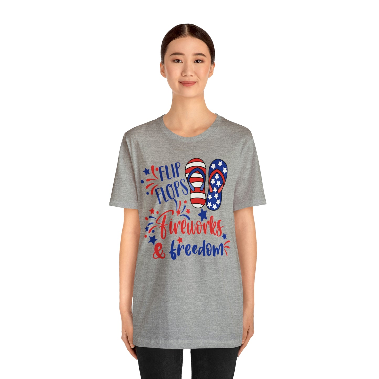 Flip Flops Fireworks & Freedom Shirt