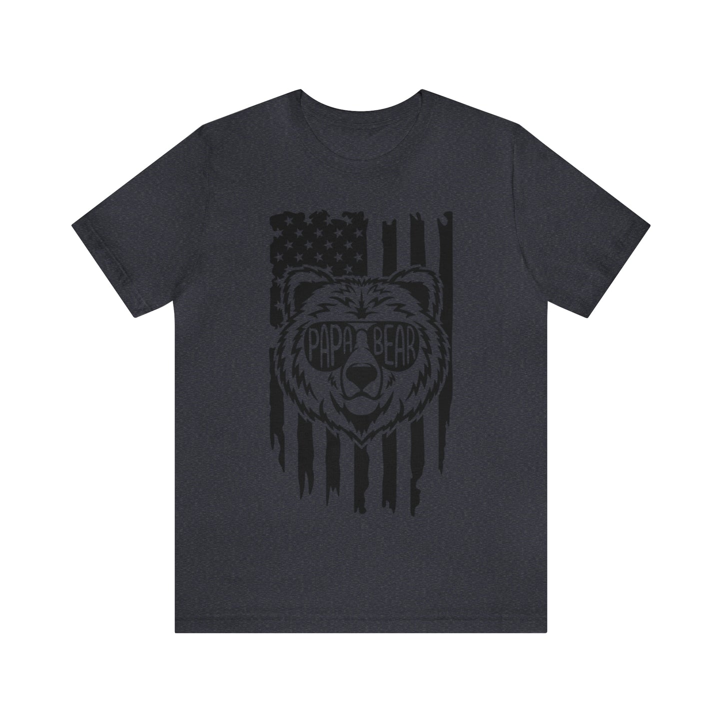 Papa Bear American Flag TShirt