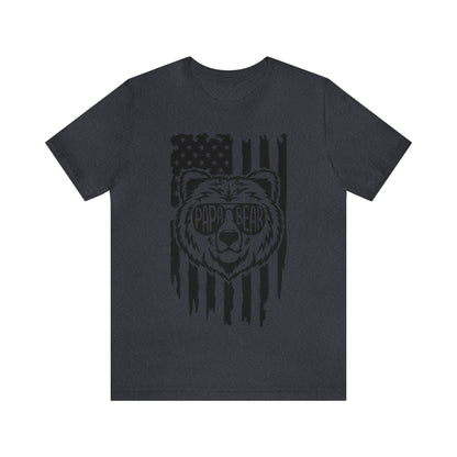 Papa Bear American Flag TShirt