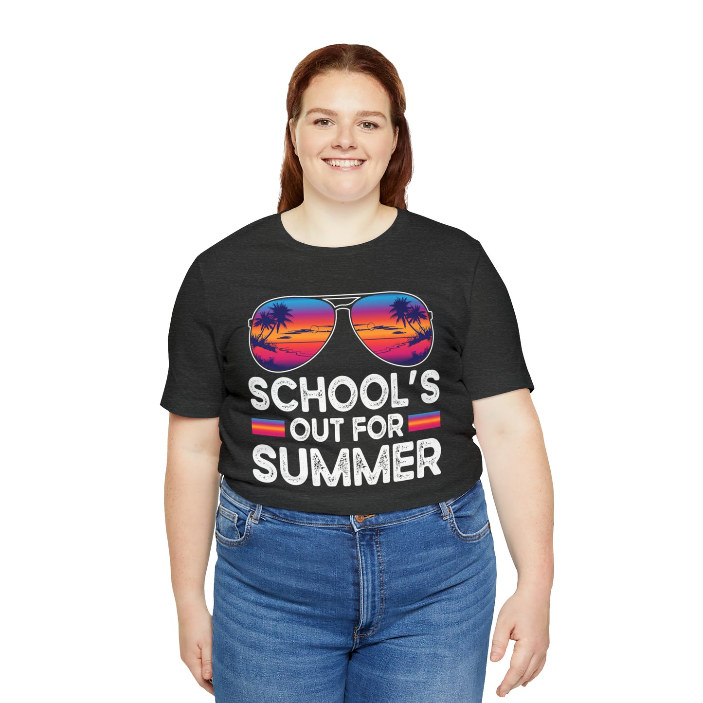 Schools Out for Summer Tropical Sunglasses Shirt