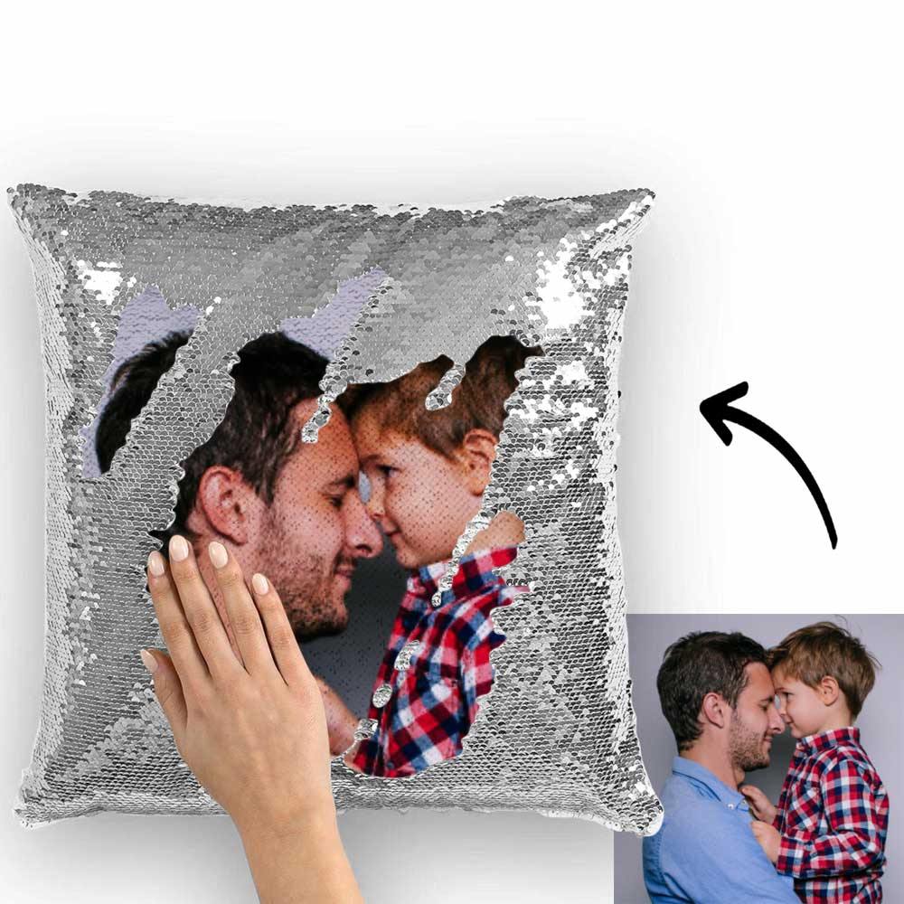 Custom Photo Magic Sequin Pillow Case - Multiple Colors