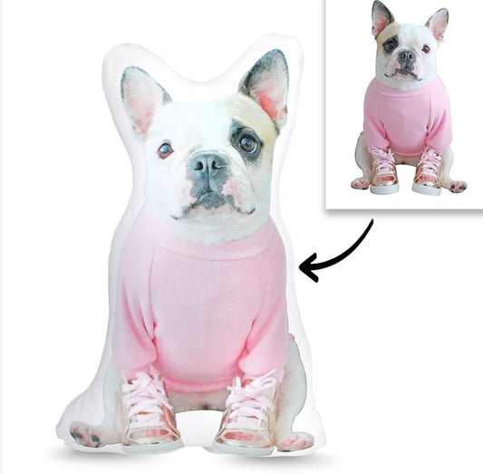 Custom Shaped Pet Portrait Pillow