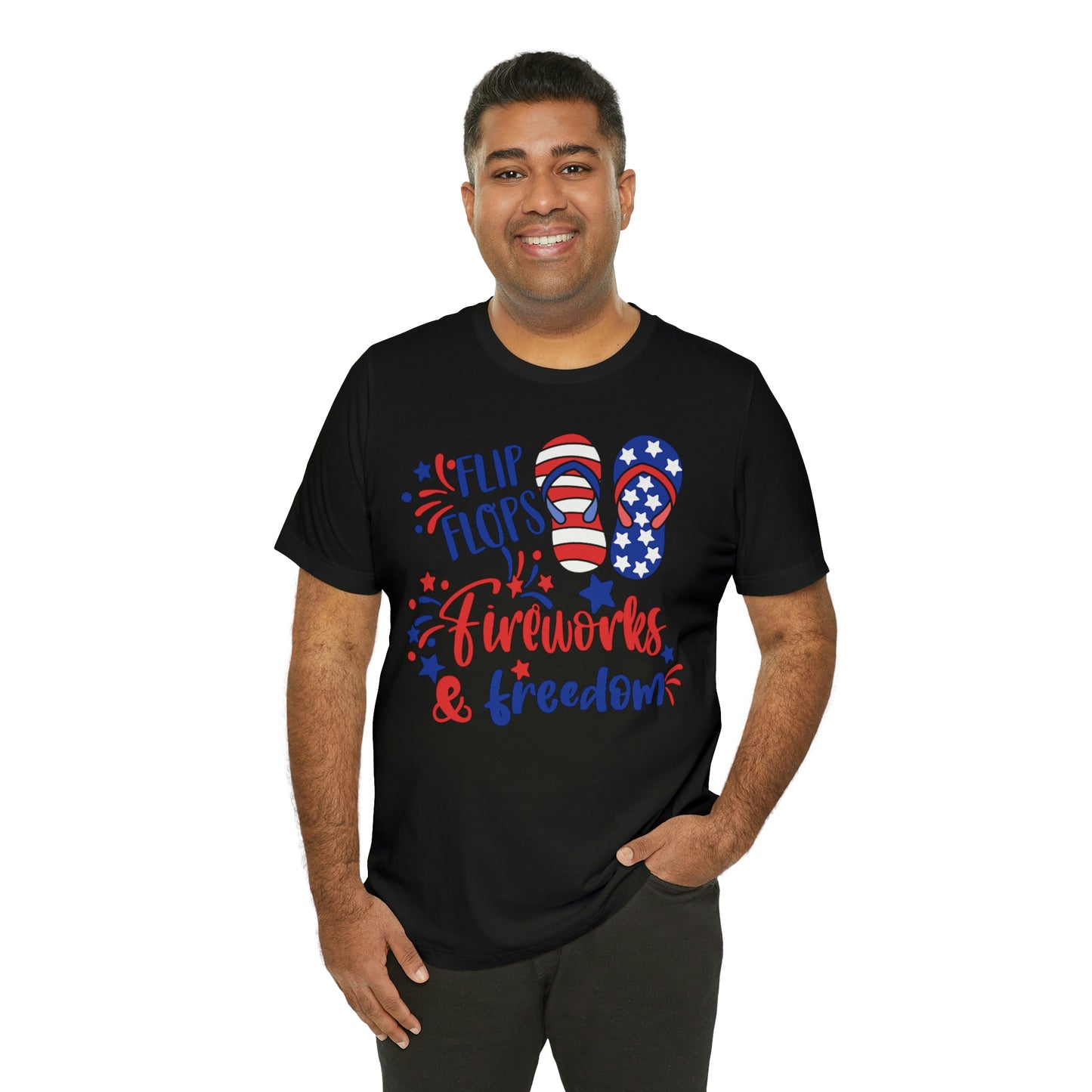 Flip Flops Fireworks & Freedom Shirt