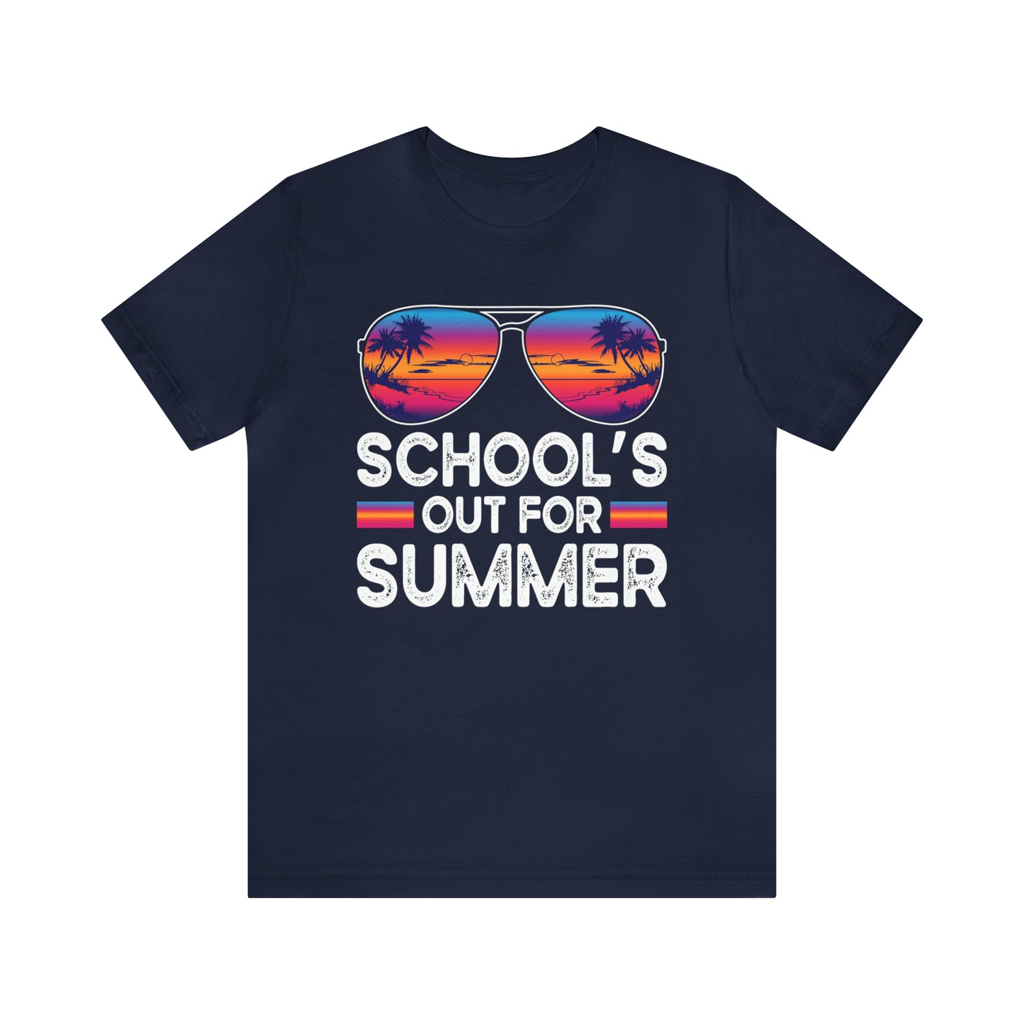 Schools Out for Summer Tropical Sunglasses Shirt