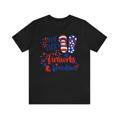 Flip Flops Fireworks & Freedom Shirt