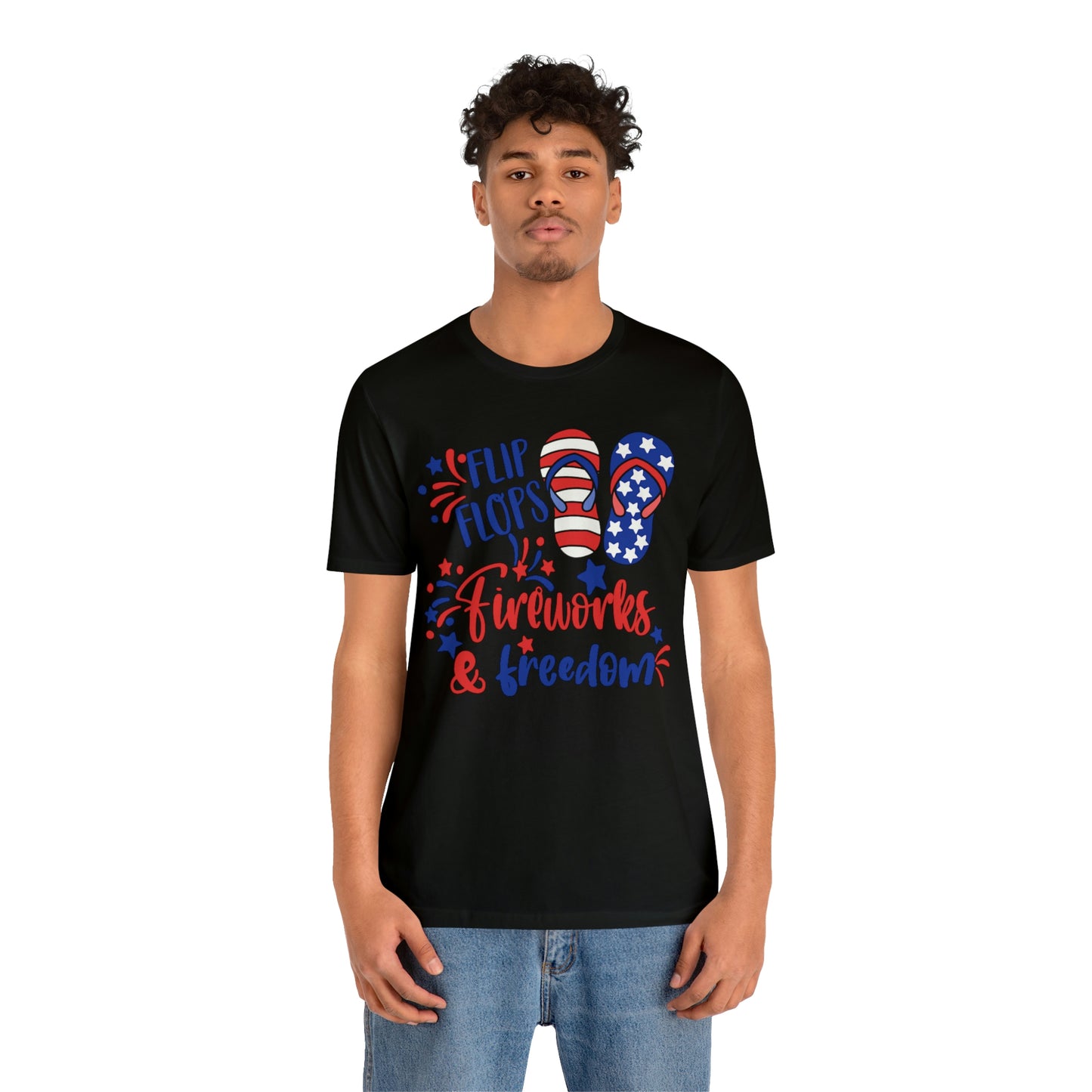 Flip Flops Fireworks & Freedom Shirt