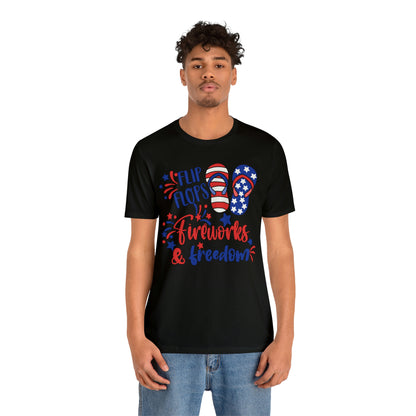 Flip Flops Fireworks & Freedom Shirt