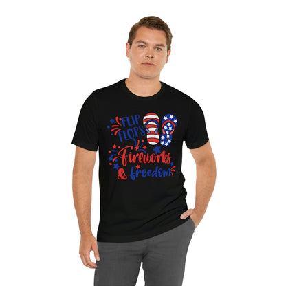 Flip Flops Fireworks & Freedom Shirt