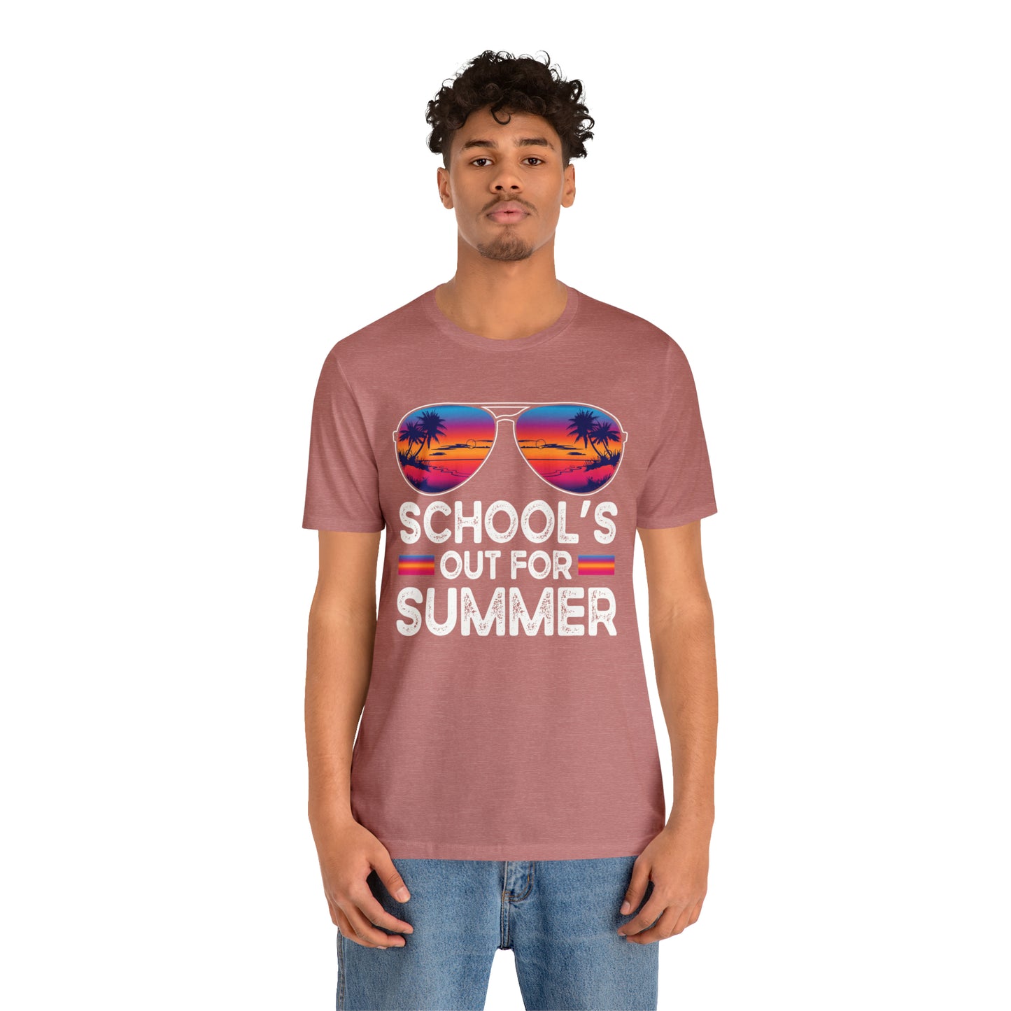 Schools Out for Summer Tropical Sunglasses Shirt