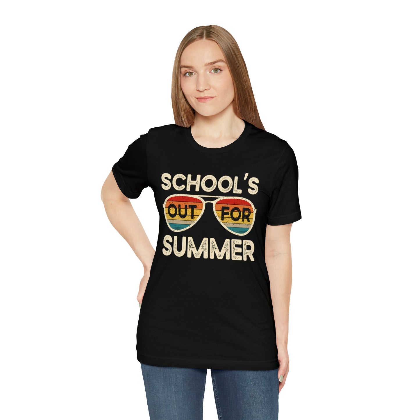 Schools Out for Summer Retro Sunglasses Shirt