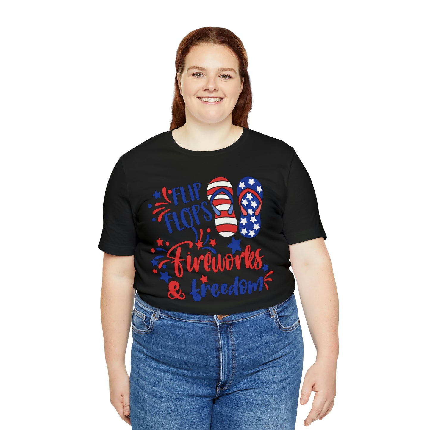 Flip Flops Fireworks & Freedom Shirt