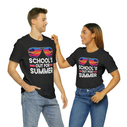 Schools Out for Summer Tropical Sunglasses Shirt