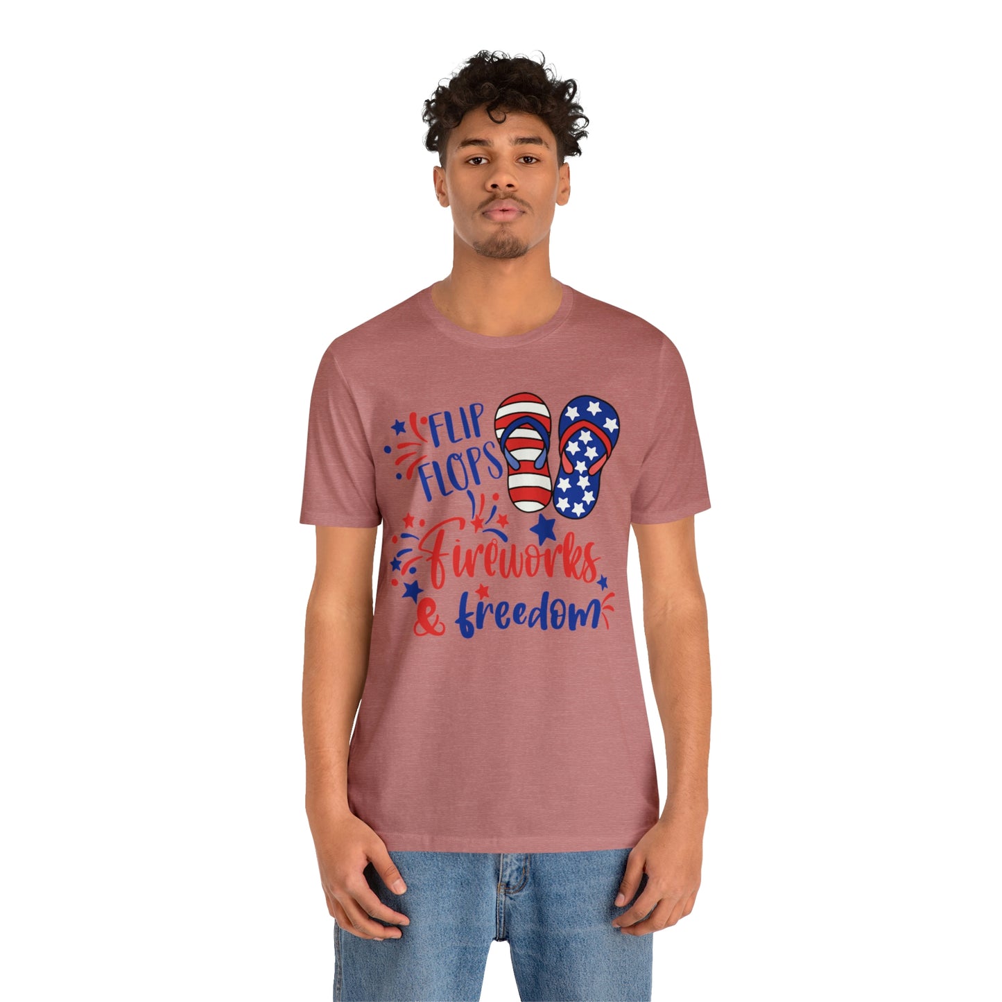 Flip Flops Fireworks & Freedom Shirt