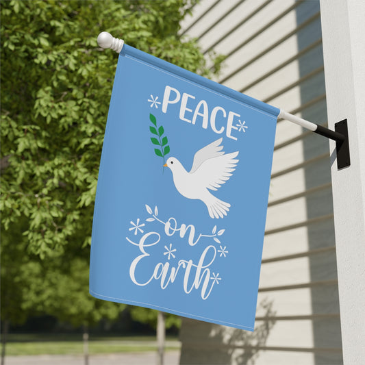 Peace on Earth Garden Banner & House Flag