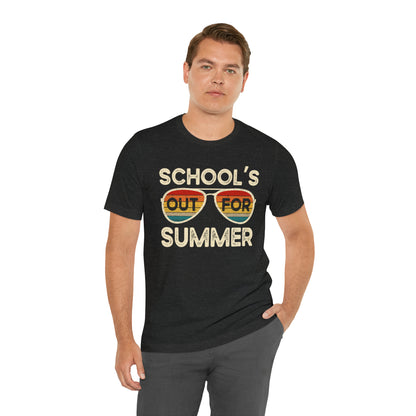 Schools Out for Summer Retro Sunglasses Shirt