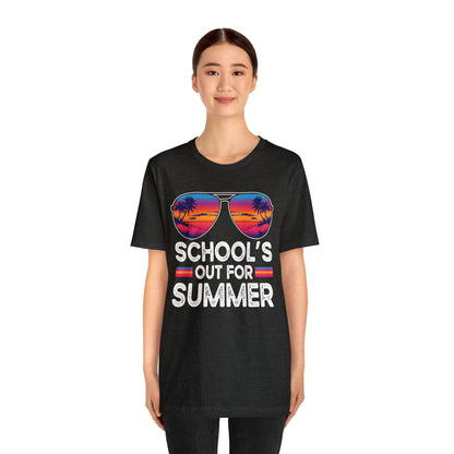 Schools Out for Summer Tropical Sunglasses Shirt