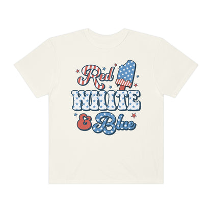 Retro Red, White and Blue Comfort Colors® Shirt