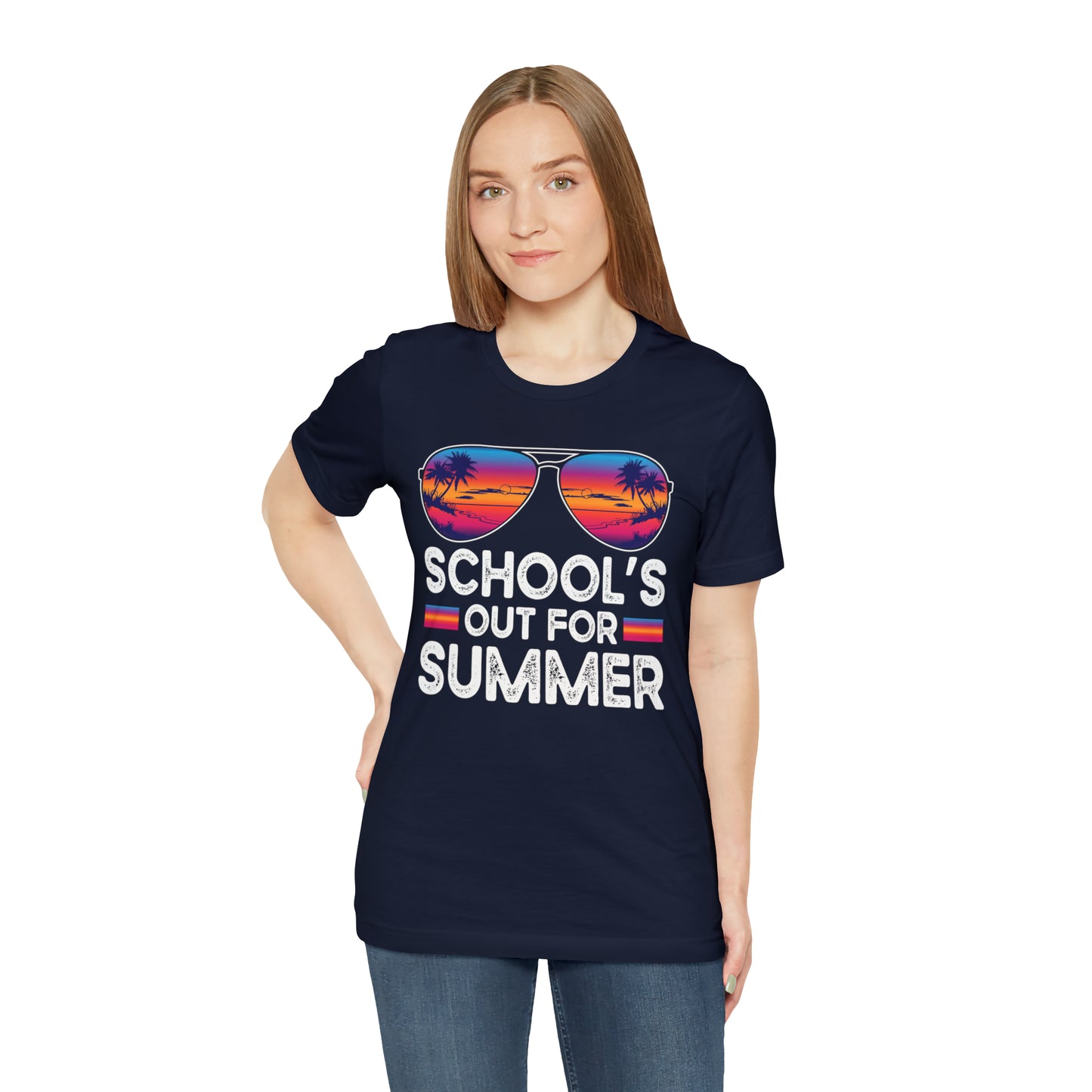 Schools Out for Summer Tropical Sunglasses Shirt