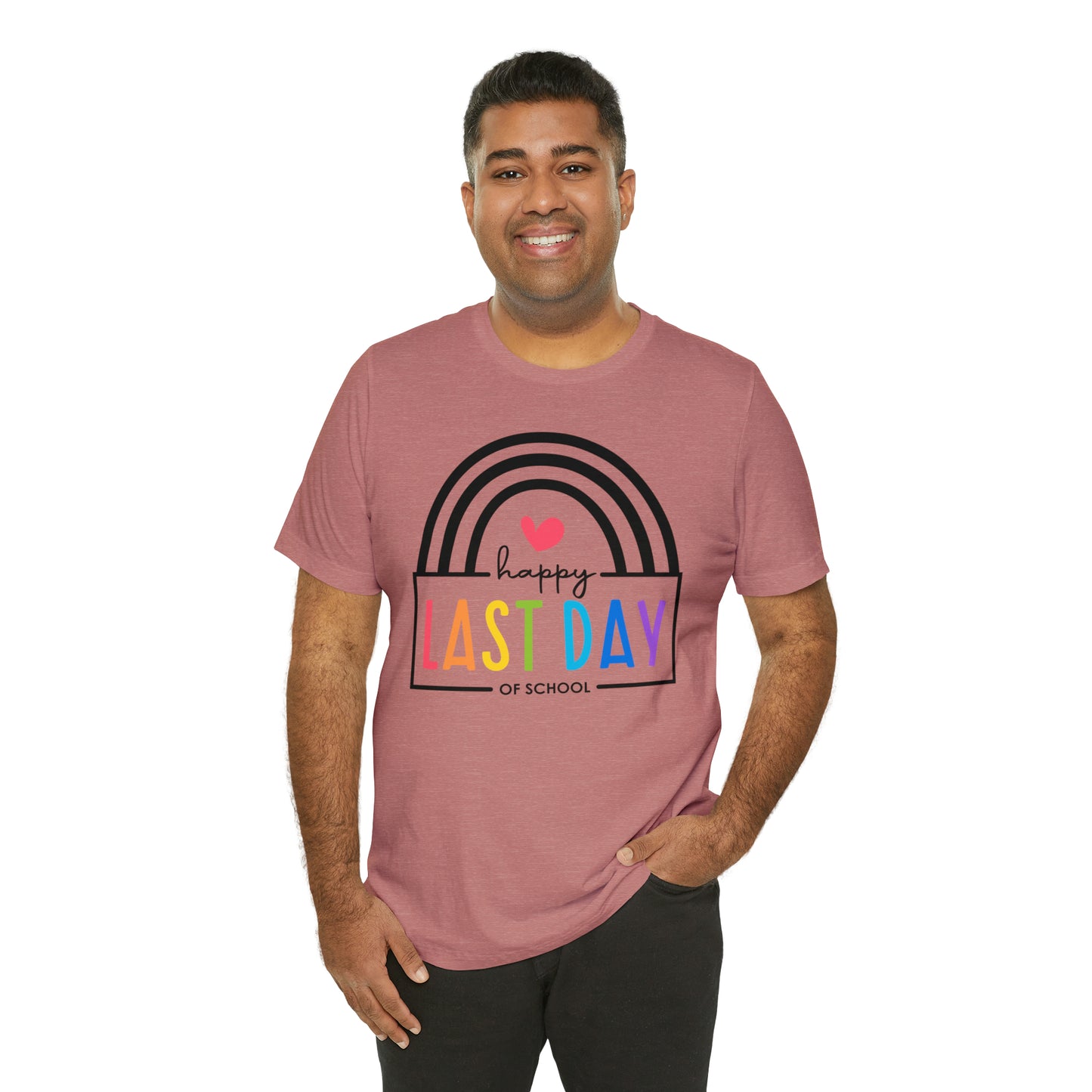 Happy Last Day Of School Teacher Student Graduation Rainbow Shirt