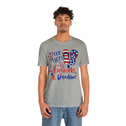 Flip Flops Fireworks & Freedom Shirt