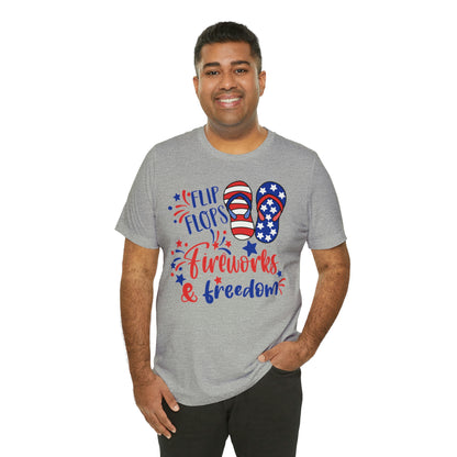 Flip Flops Fireworks & Freedom Shirt