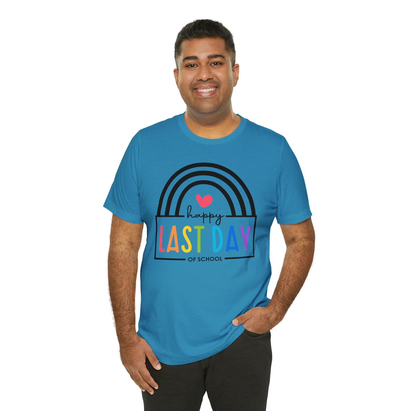 Happy Last Day Of School Teacher Student Graduation Rainbow Shirt