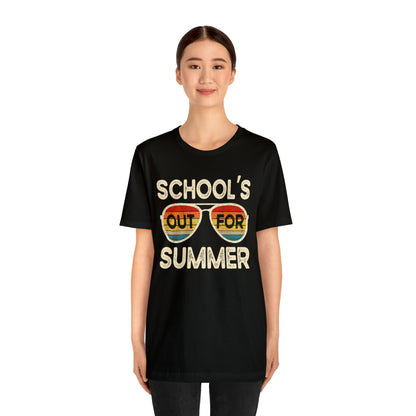 Schools Out for Summer Retro Sunglasses Shirt