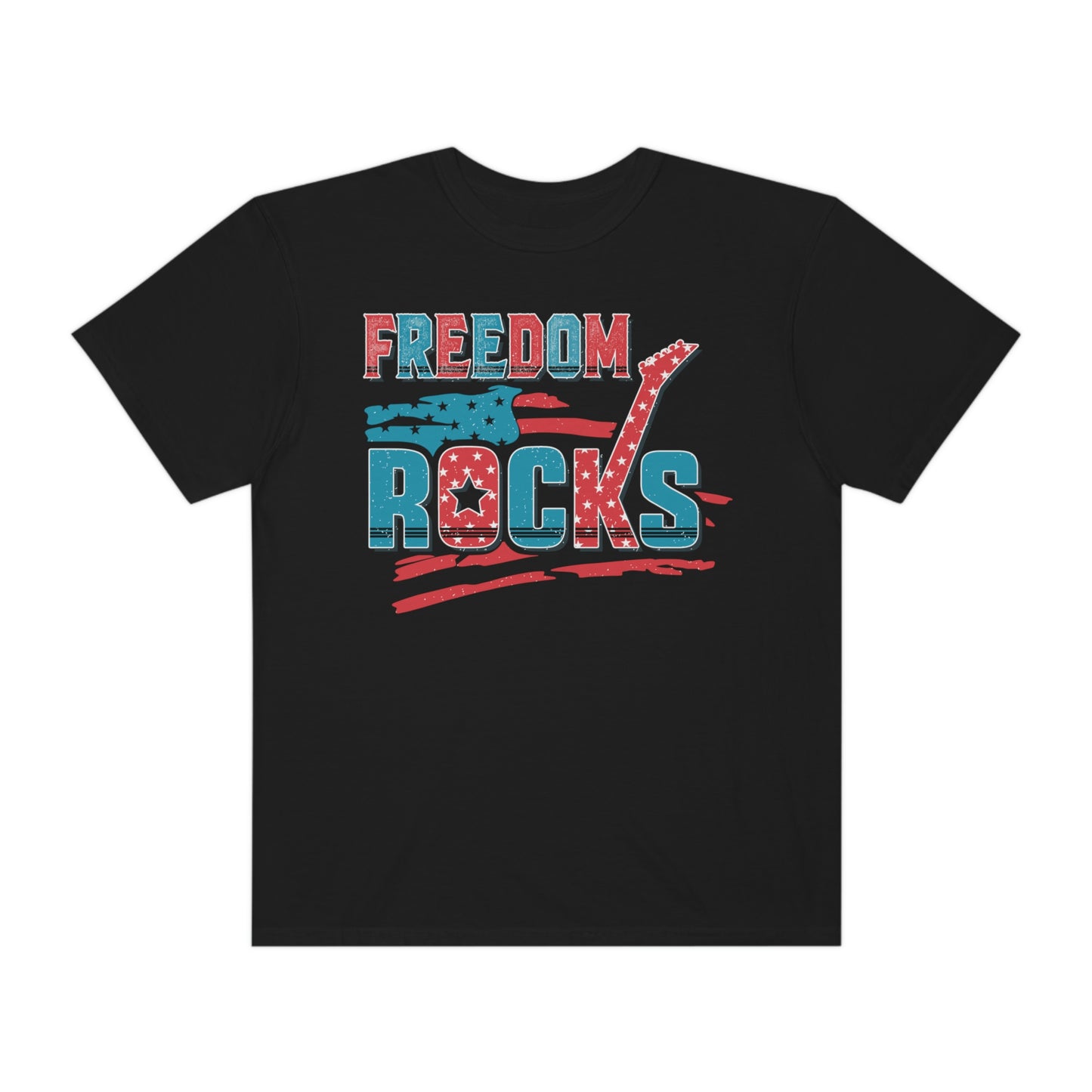 Retro Freedom Rocks Comfort Colors Shirt