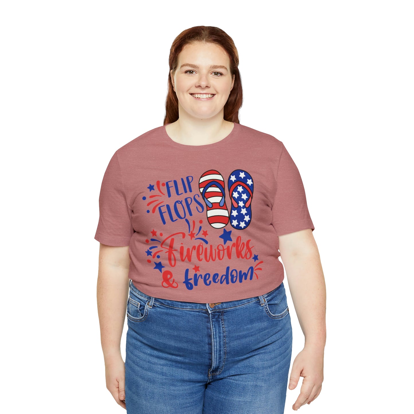 Flip Flops Fireworks & Freedom Shirt