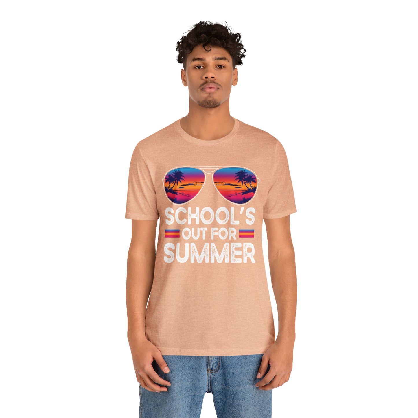 Schools Out for Summer Tropical Sunglasses Shirt