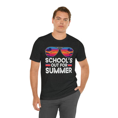 Schools Out for Summer Tropical Sunglasses Shirt