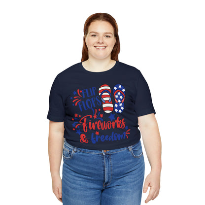 Flip Flops Fireworks & Freedom Shirt